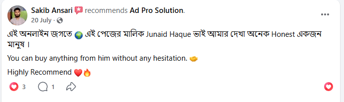 Customer review