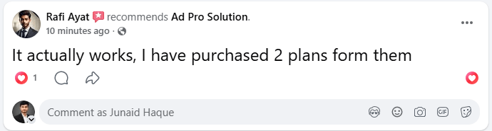 Customer review